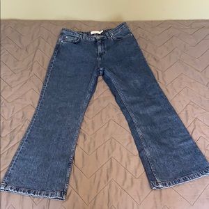 & Other Stories Cropped Flare Jeans Size 29